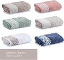 Toalha Banhão Jacquard Medalhão 80cm x 1,50m