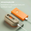 Escova Elétrica a Vapor® de Gato 3 em 1