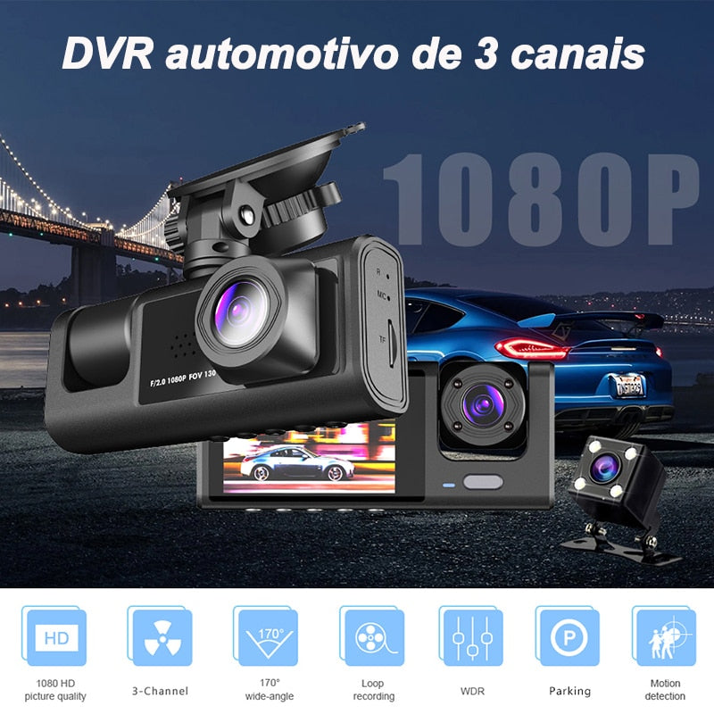 Câmera Veicular Multi Drive 360 [SEU CARRO MAIS SEGURO]