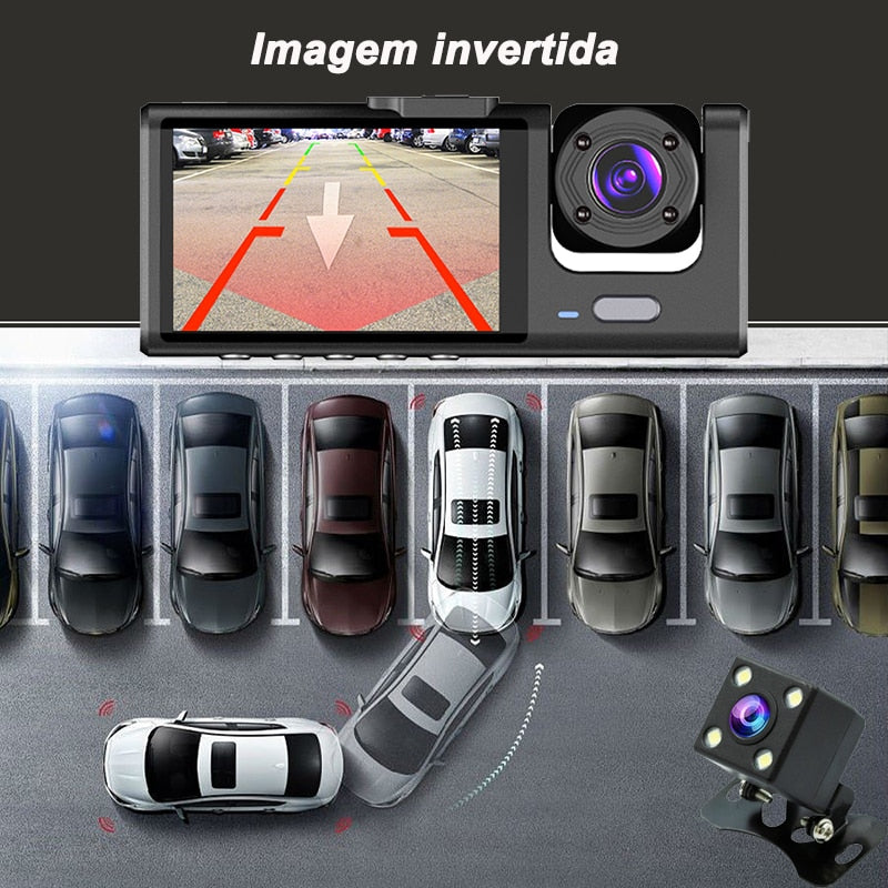 Câmera Veicular Multi Drive 360 [SEU CARRO MAIS SEGURO]