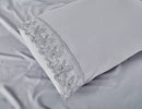 Jogo de Cama Queen Bordado Inglês Toque de Algodão