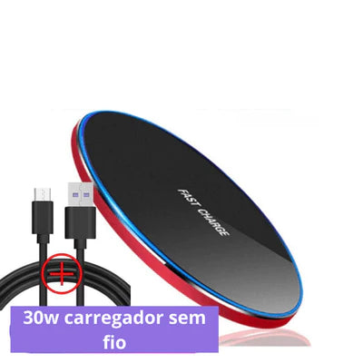 Carregador sem Fio de 30 W de Carregamento Rápido