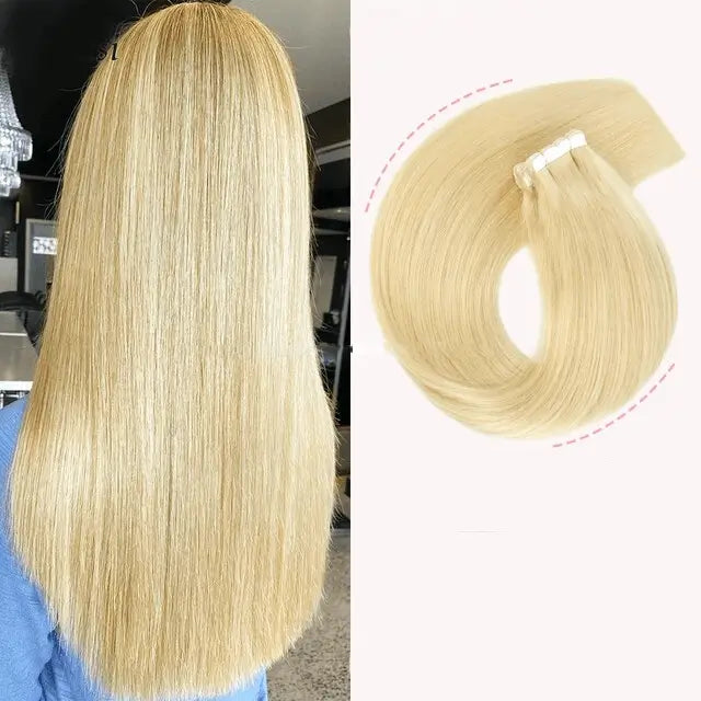 Mega Hair Fita Adesiva Cabelo 100% Humano